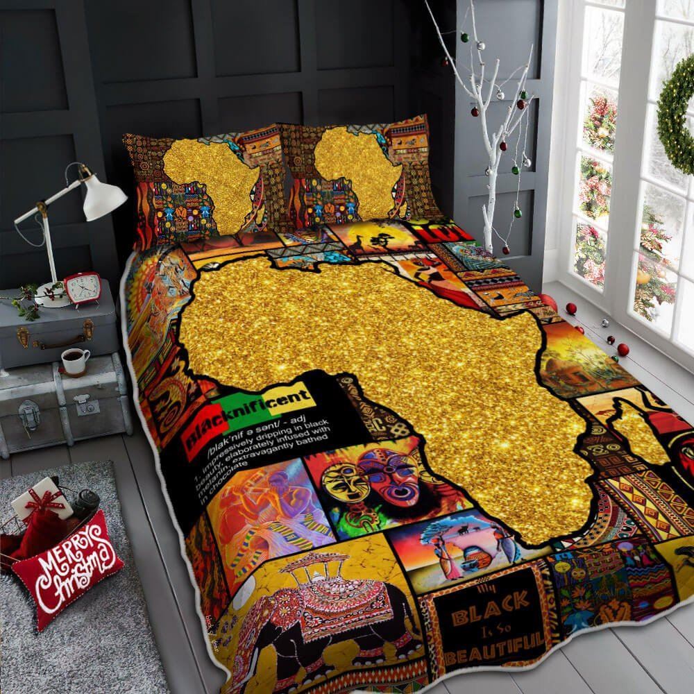 African Culture Quilt Bedding Set-kvgj2