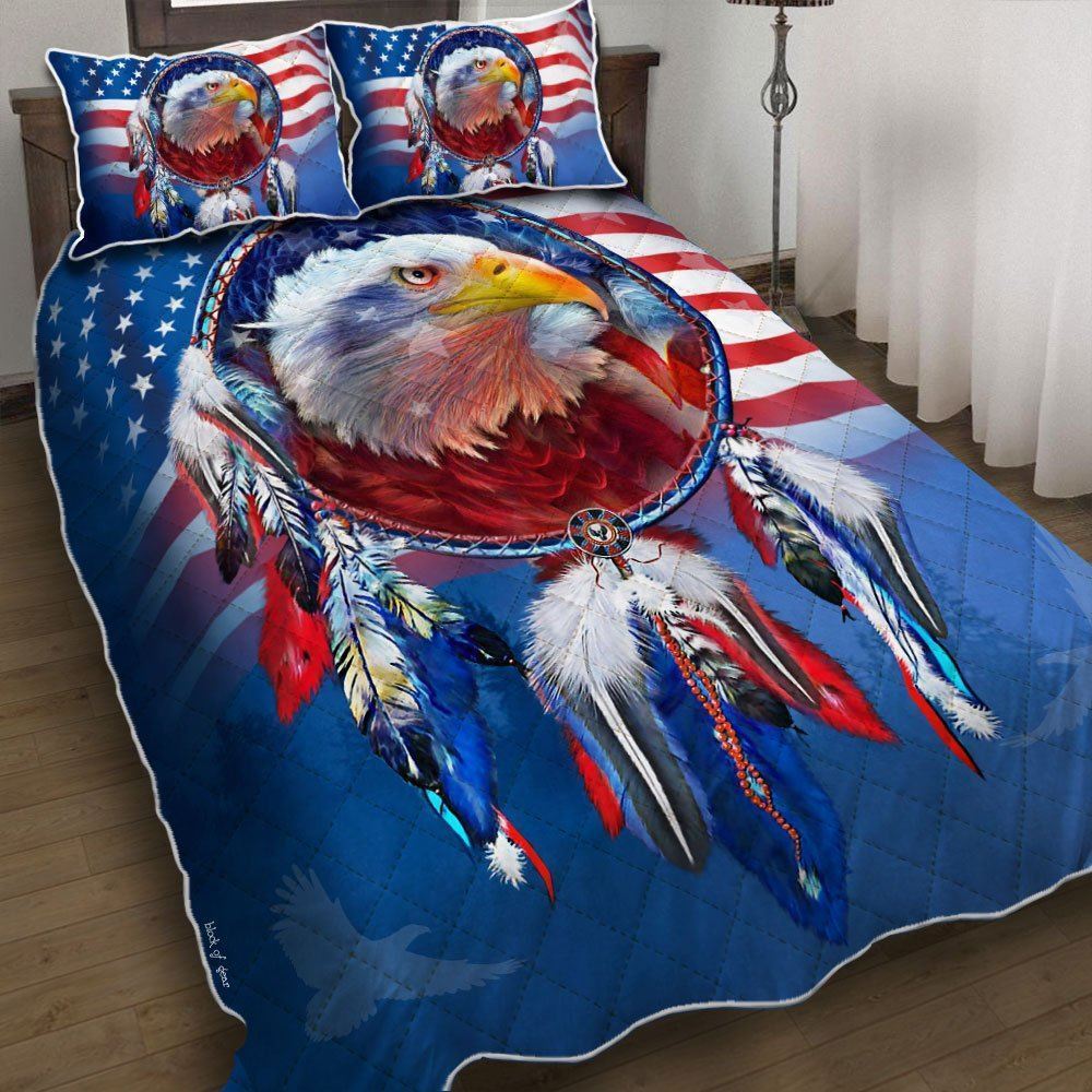 American Eagle Dreamcatcher Quilt Bedding Set