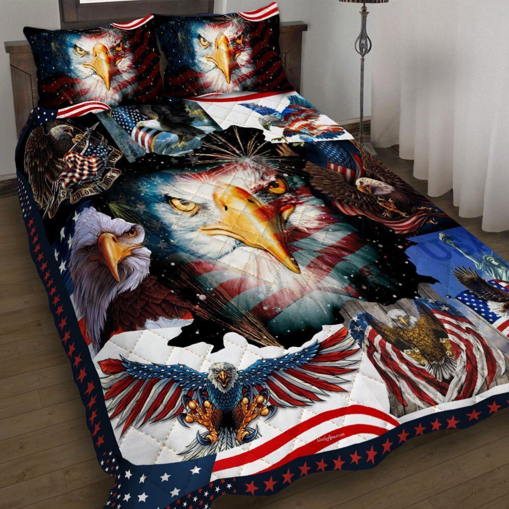 American Eagle Quilt Bedding Set-fghsp