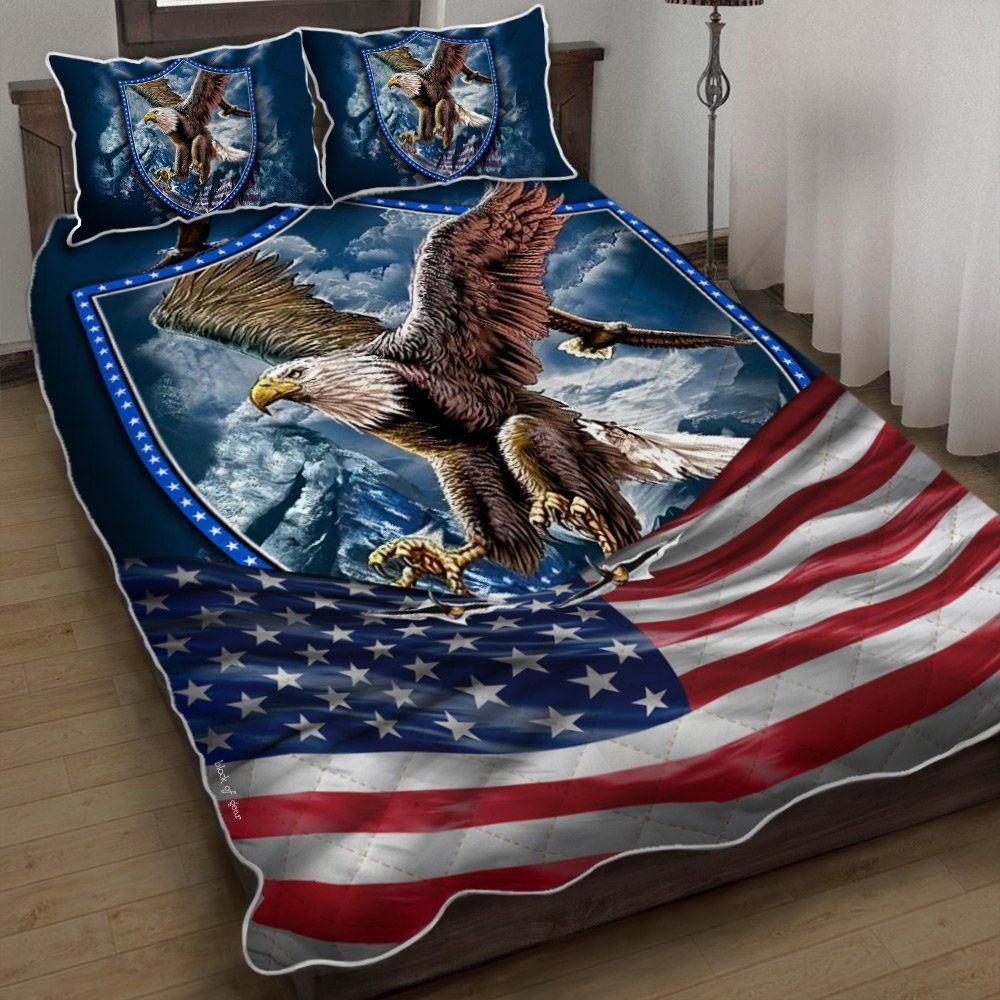 American Eagle Quilt Bedding Set-hpnrj