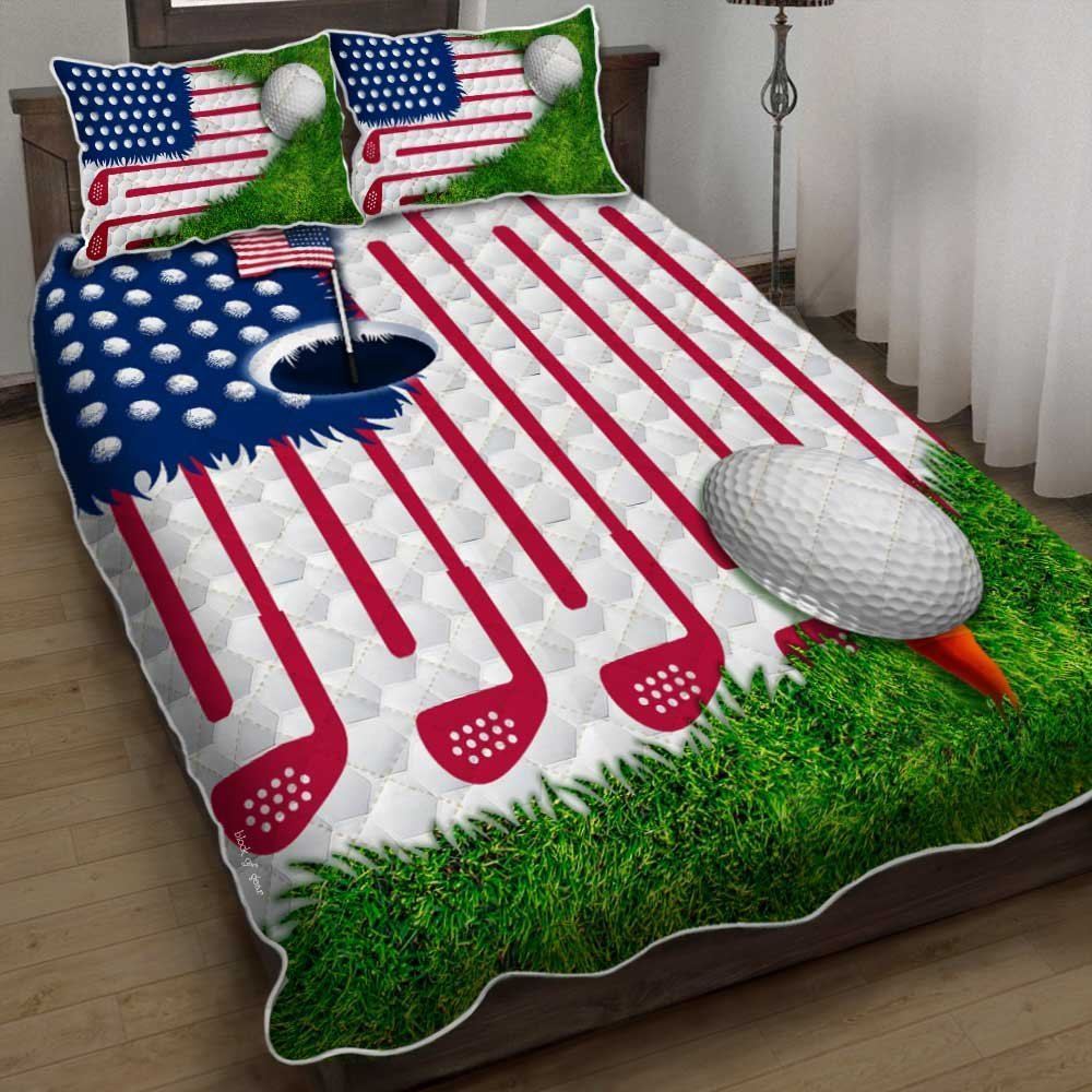 American Golf Quilt Bedding Set