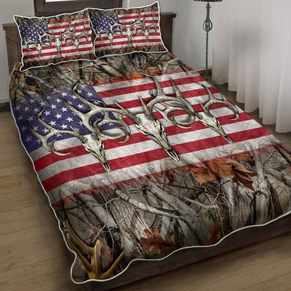 American Hunting Mossy Oak Quilt Bedding Set