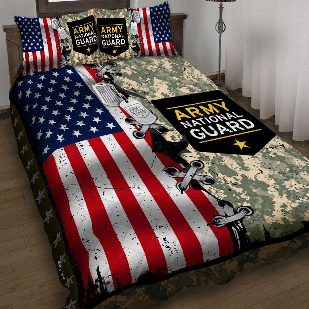 Army National Guard Quilt Bedding Set