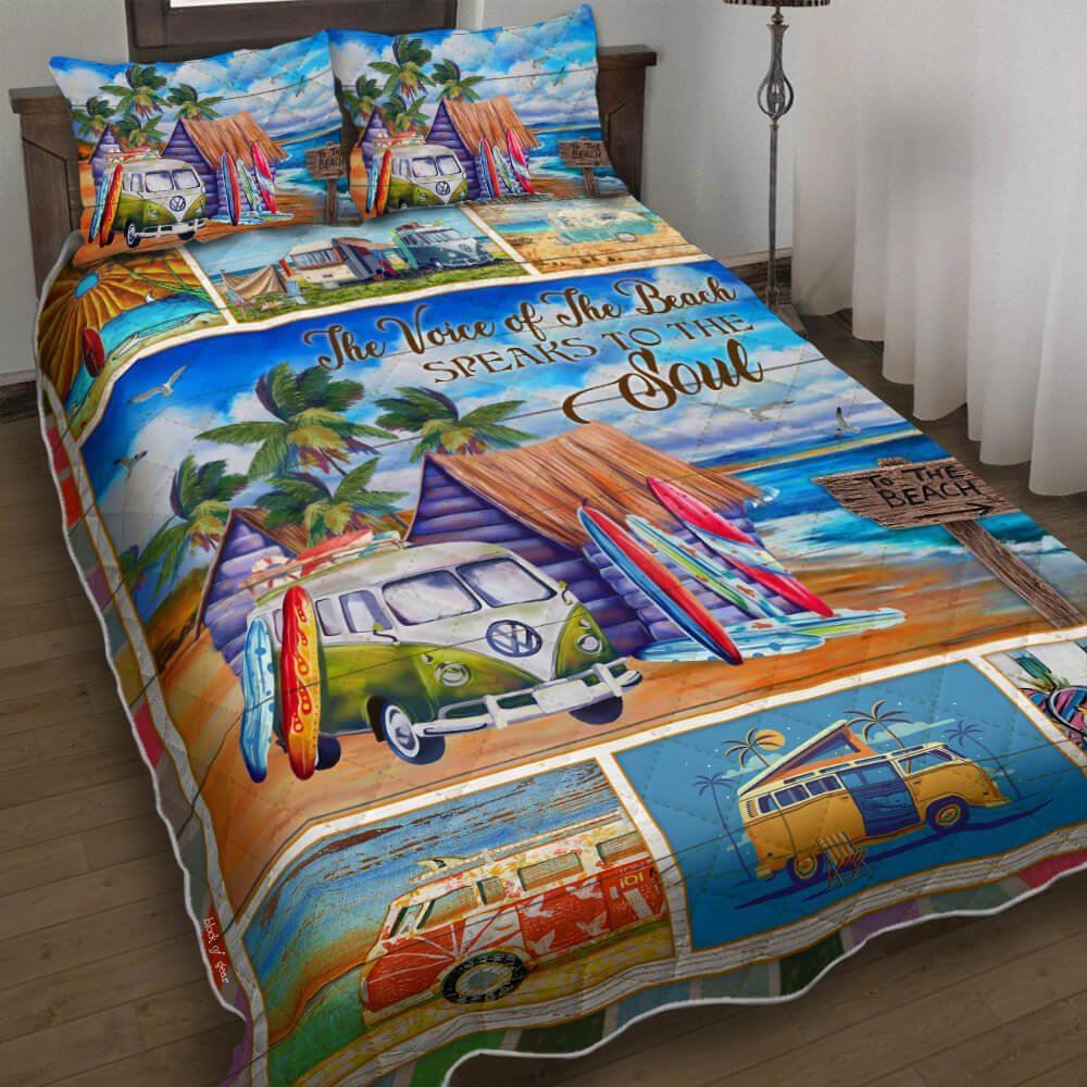 Beach Soul Quilt Bedding Set