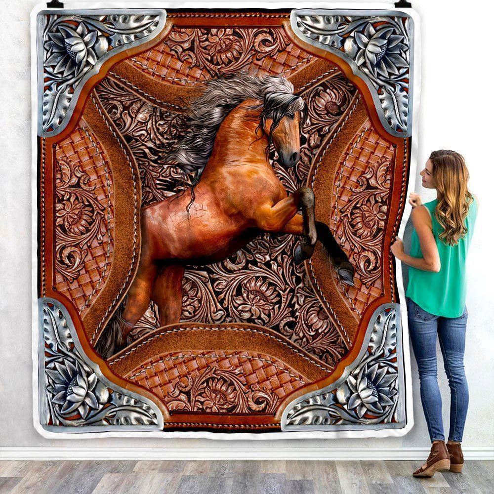 Beautiful Horse Sofa Throw Blanket