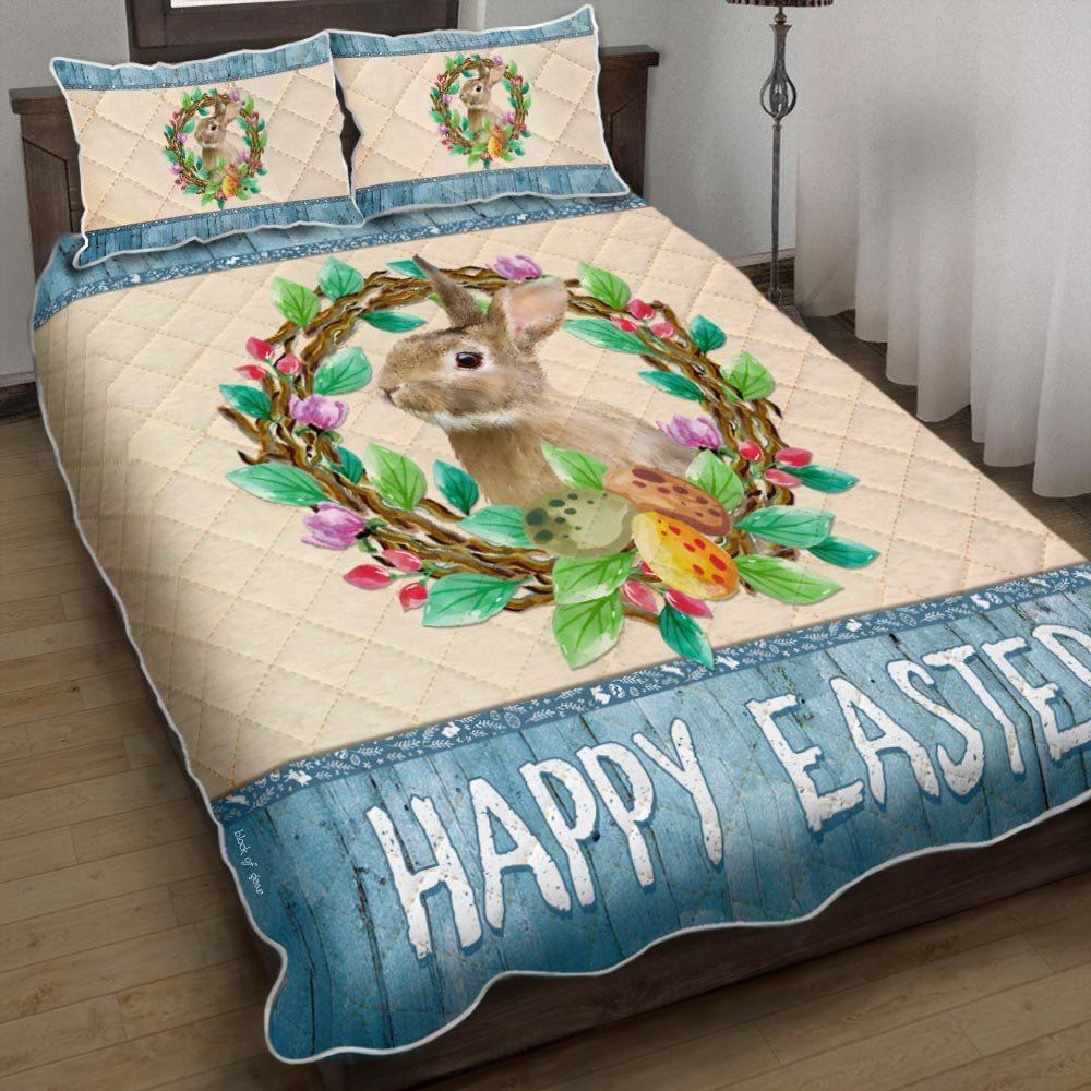 Bunny Easter Quilt Bedding Set