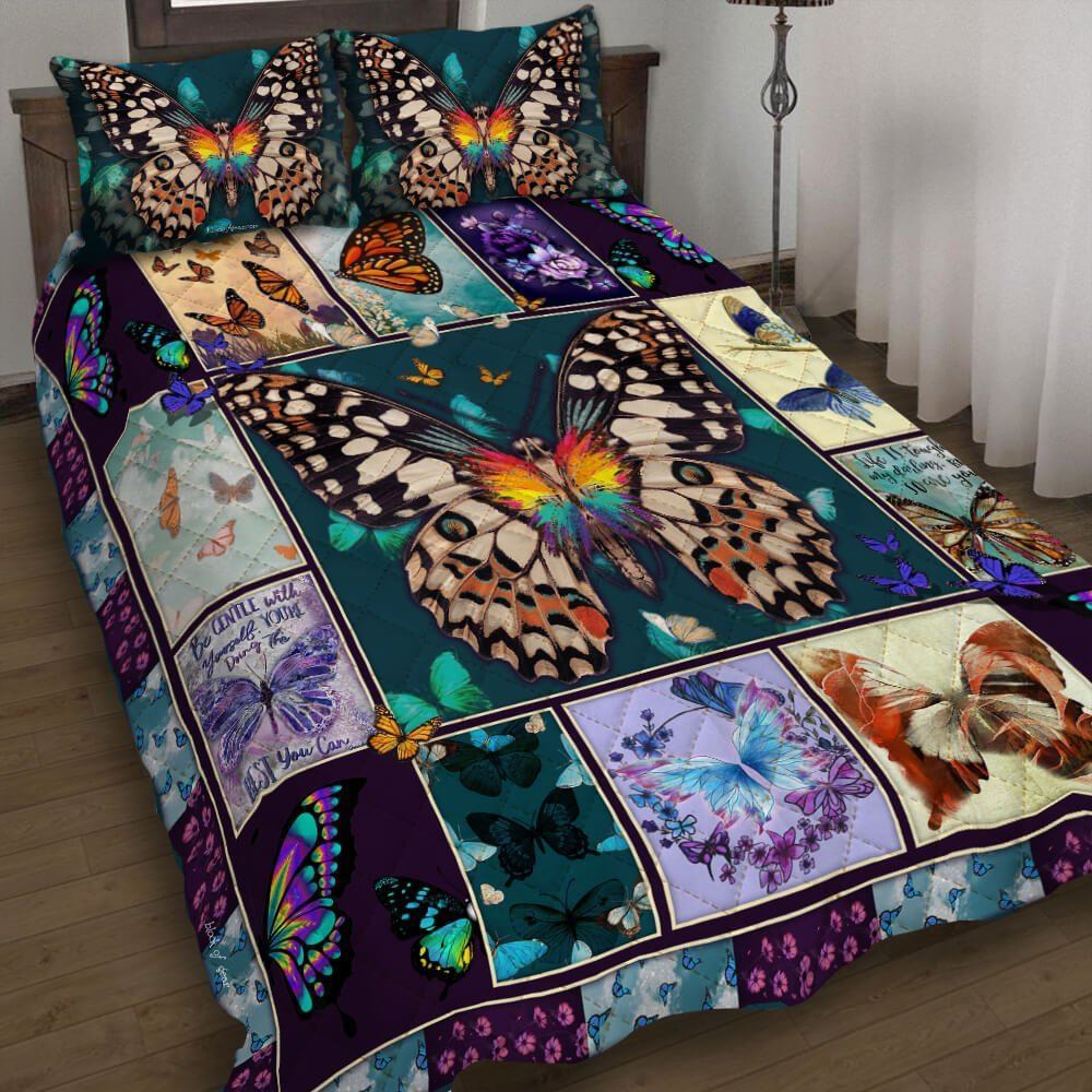 Butterfly Lover Quilt Bedding Set