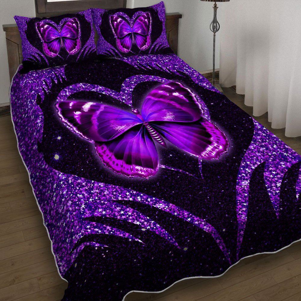 Butterfly Quilt Bedding Set