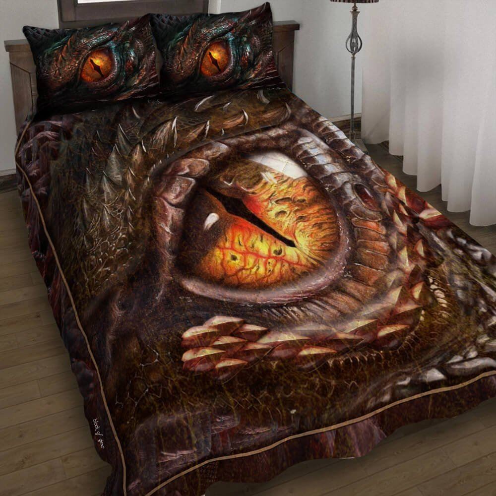 Dragon Eye Quilt Bedding Set
