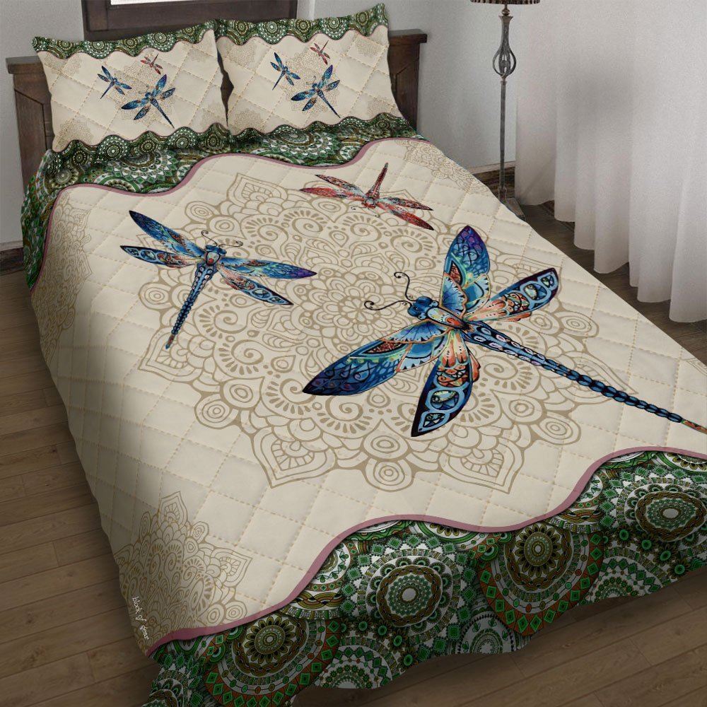 Dragonfly Quilt Bedding Set Ps28qs