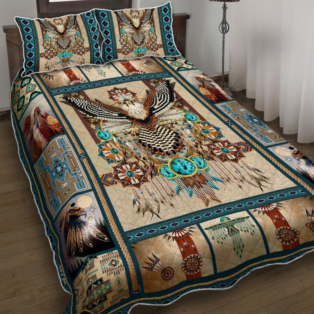 Eagle Native American Quilt Bedding Set