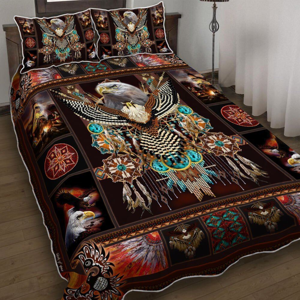 Eagle Quilt Native American Eagle Quilt Bedding Set