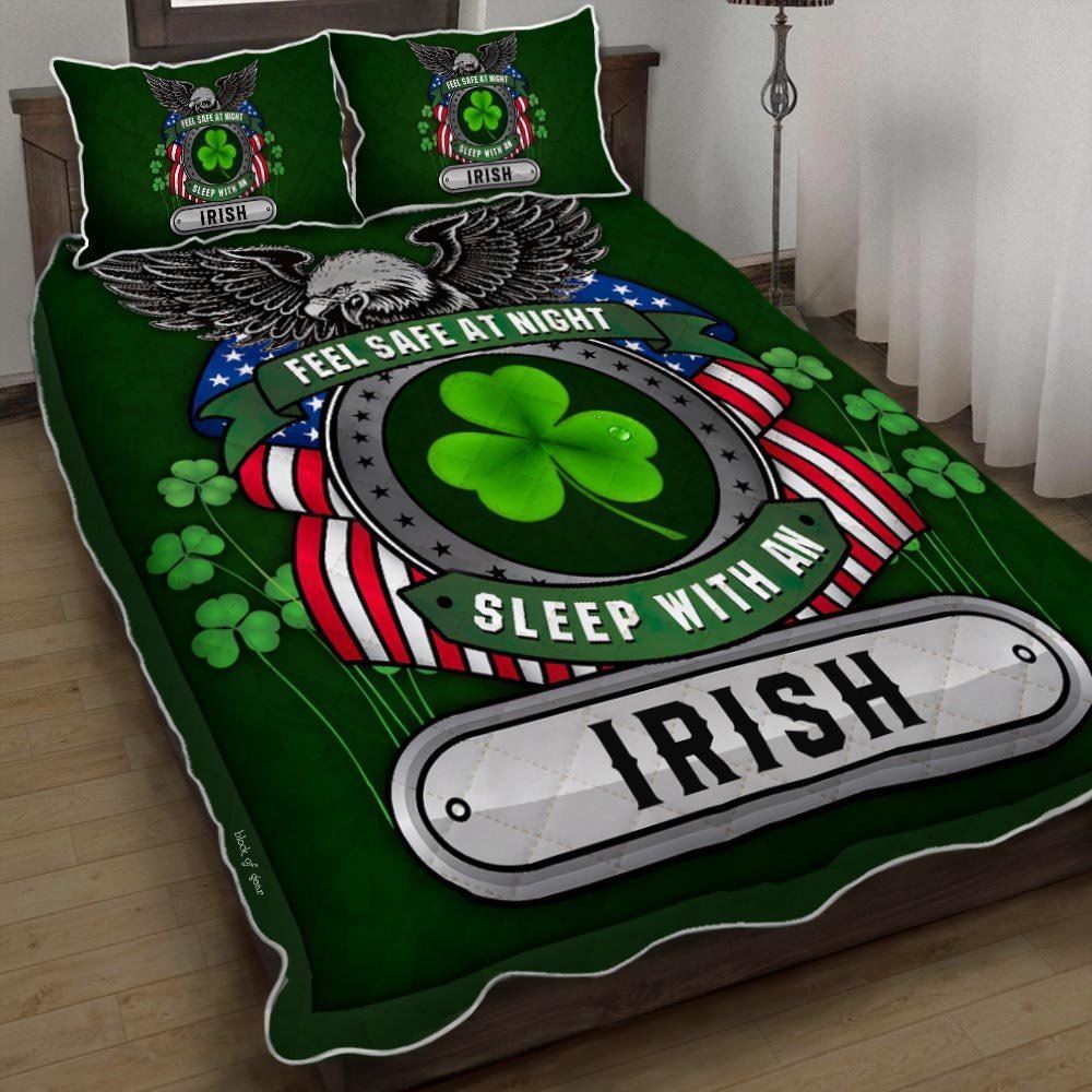 Feel Safe At Night Sleep With An Irish Quilt Bedding Set