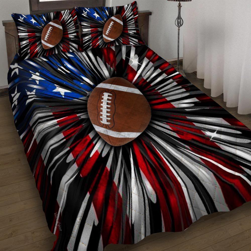 Football Quilt Bedding Set