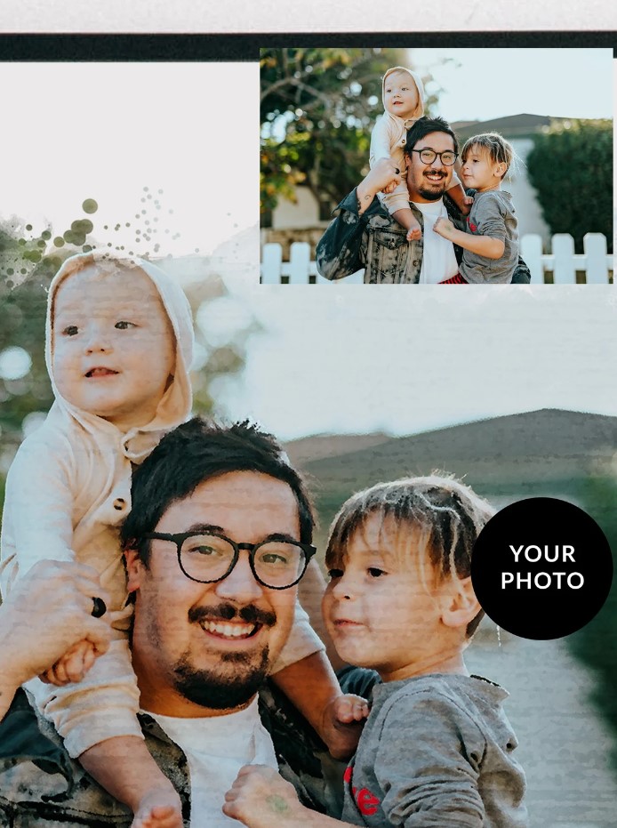 Personalized Portrait Father Quote Poster Custom Watercolor Portrait Personalized Gifts For Dad Fathers Day Gift