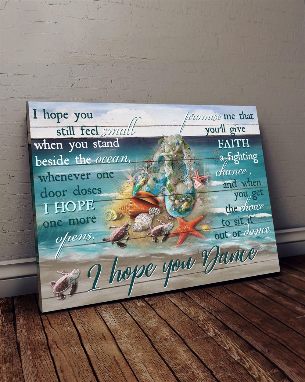 Ballet I Hope You Dance Wall Art Canvas