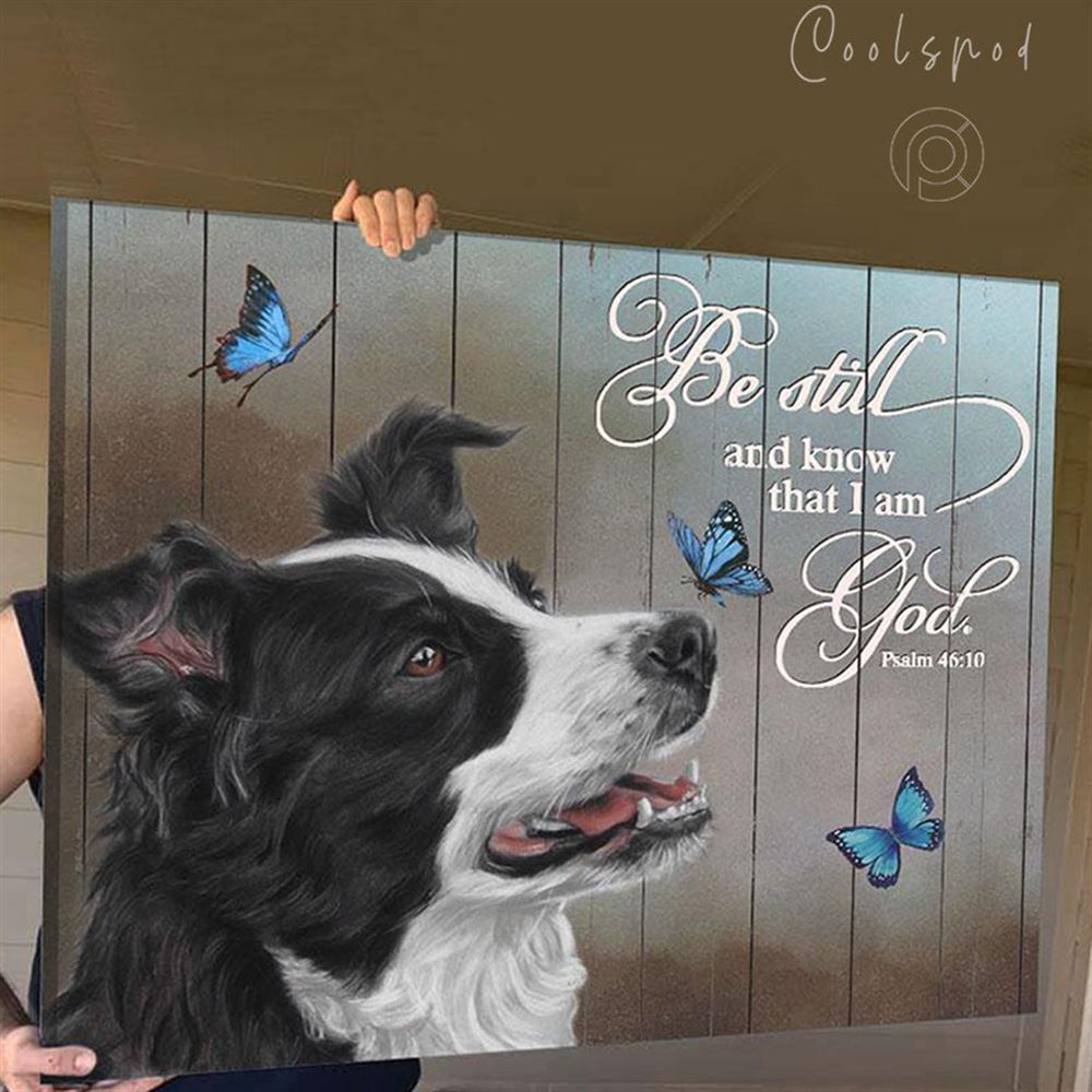 Canvas - Border Collie - Be Still