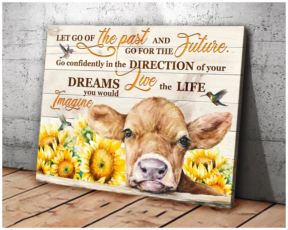 Canvas - Cow - Live The Life You Would Imagine