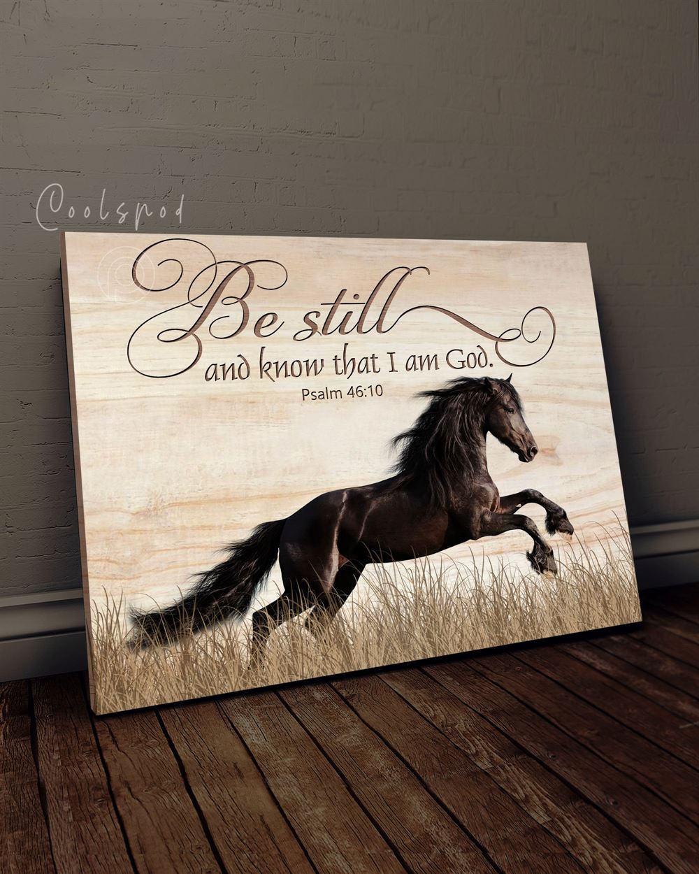 Canvas - Horse - Be Still
