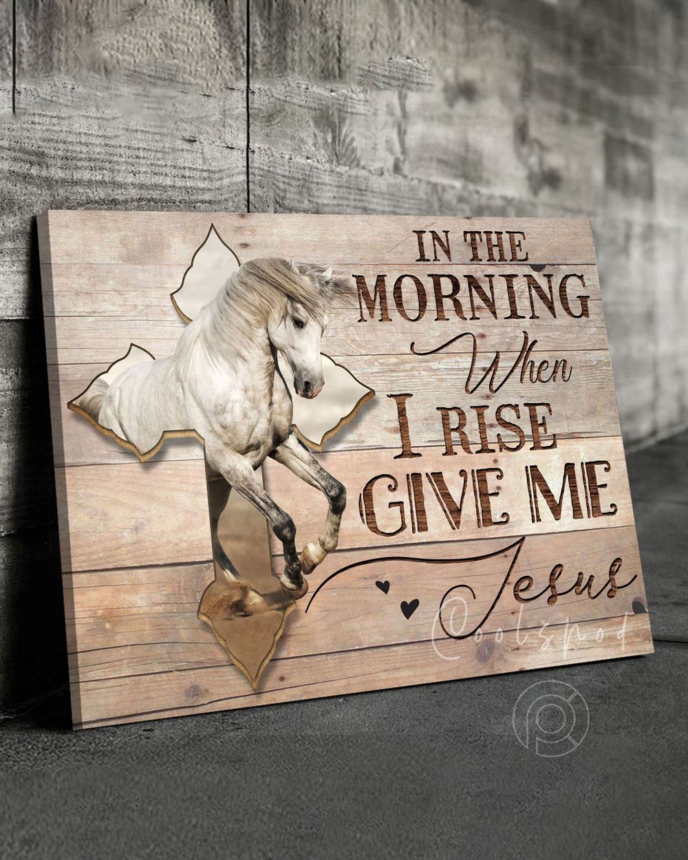 Canvas - Horse - Give Me Jesus
