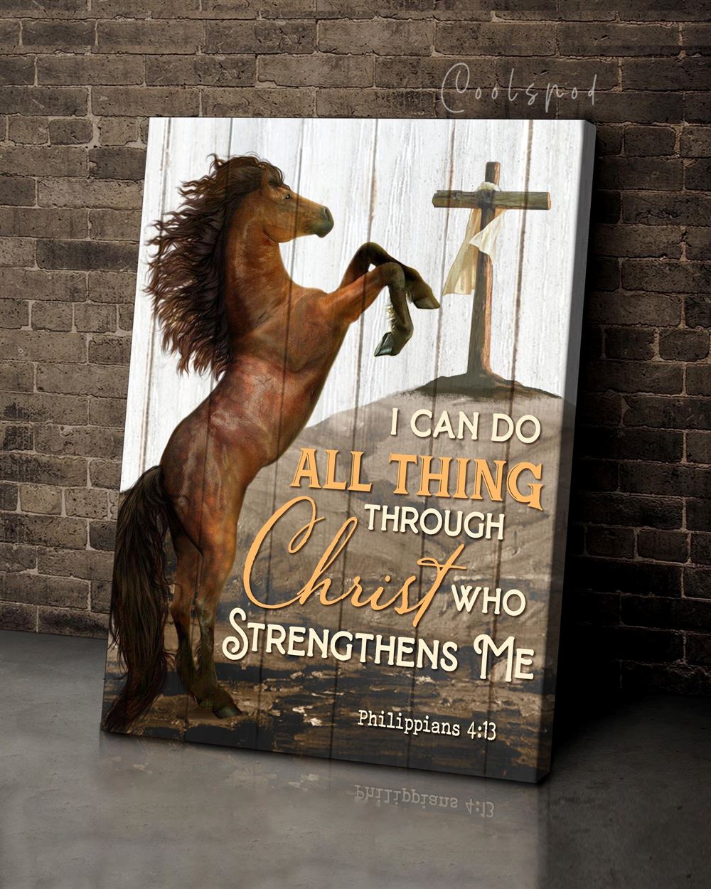 Canvas - Horse - I Can Do All Things