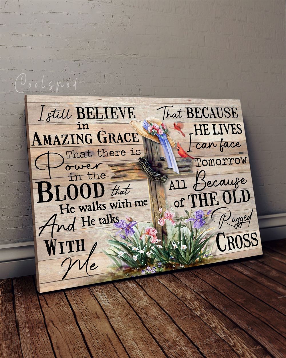 Canvas - Jesus - I Still Believe Amazing Grace