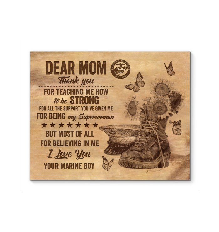 Canvas - Marine - Dear Mom