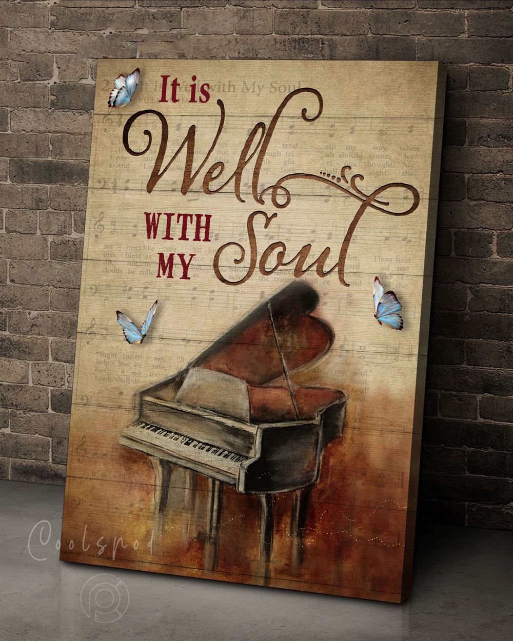 Canvas - Piano - It Is Well With My Soul
