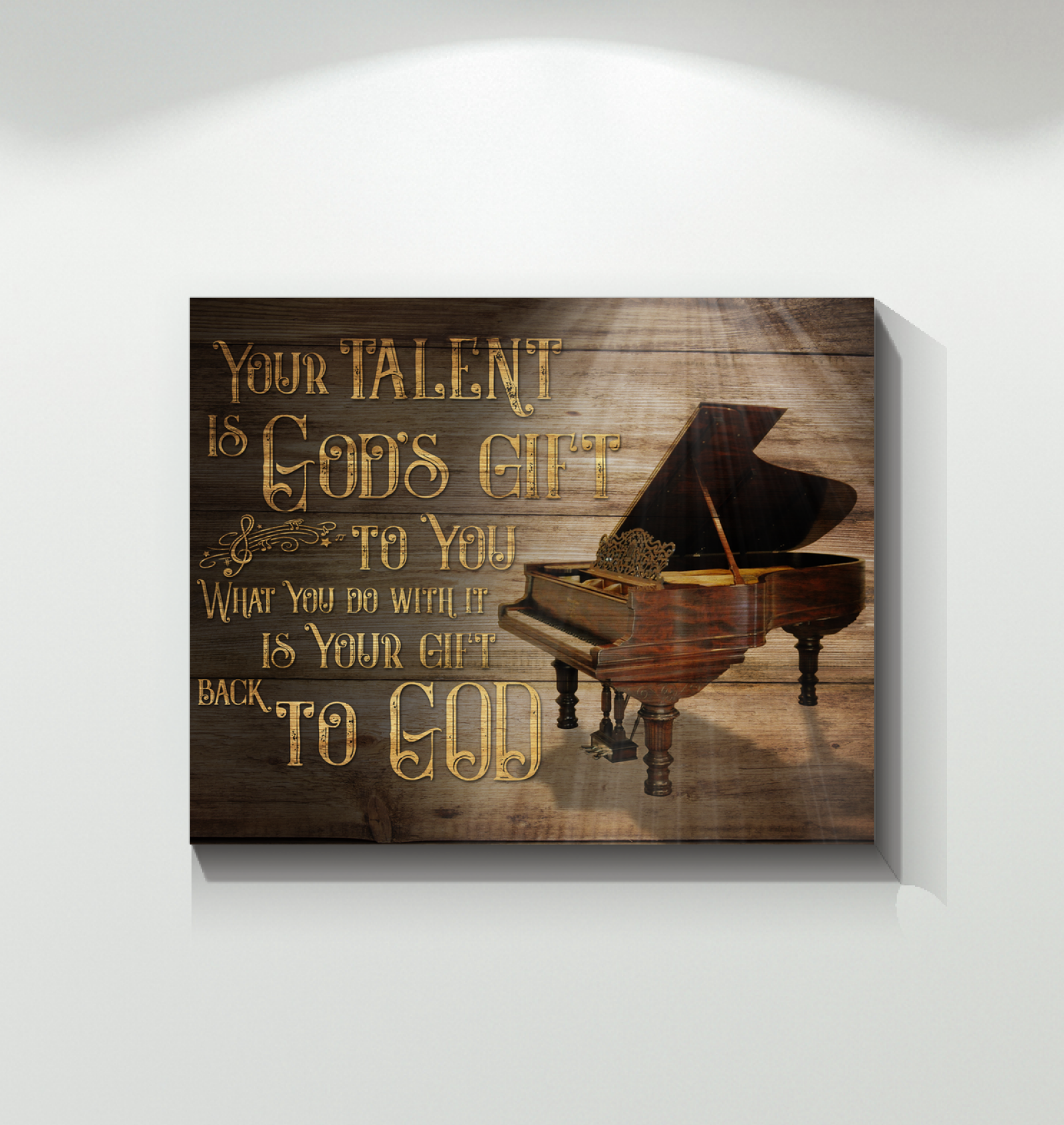 Canvas - Piano - Your Talent Is God Gift