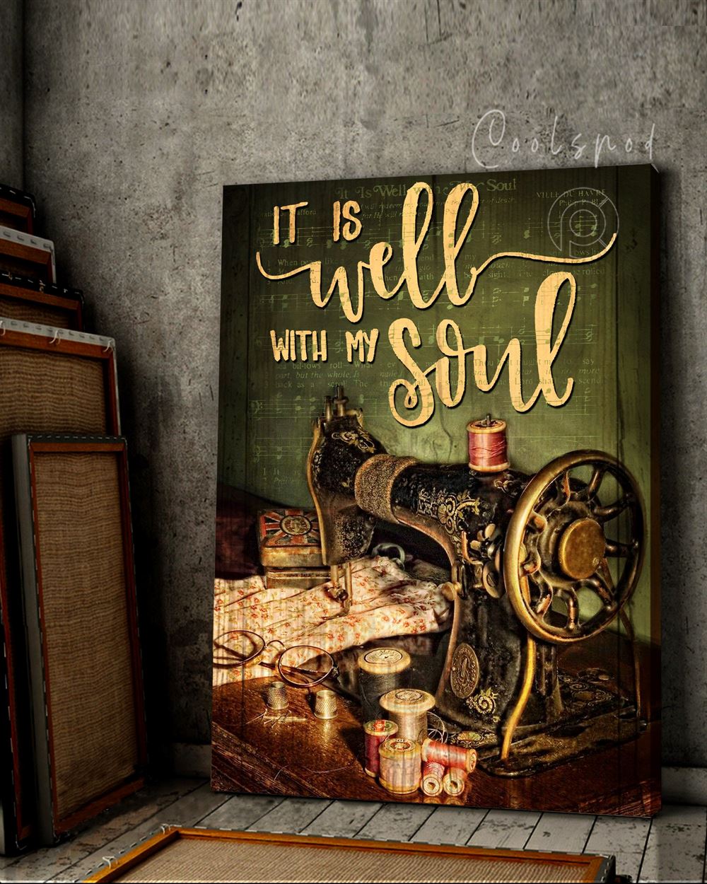 Canvas - Sewing - It Is Well With My Soul