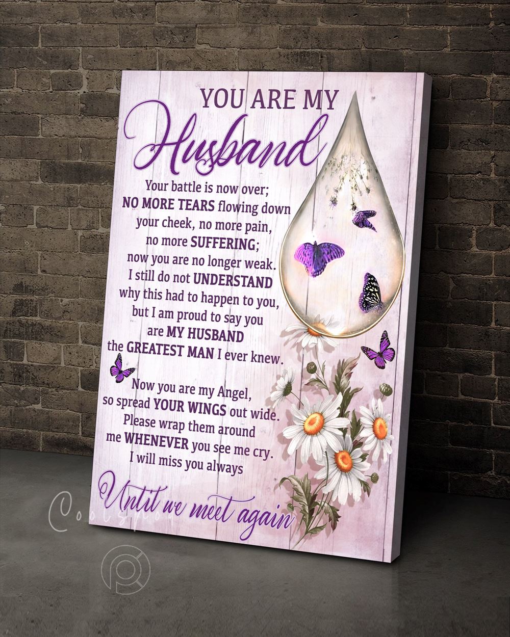 Canvas - You Are My Husband Purple Color Top 3