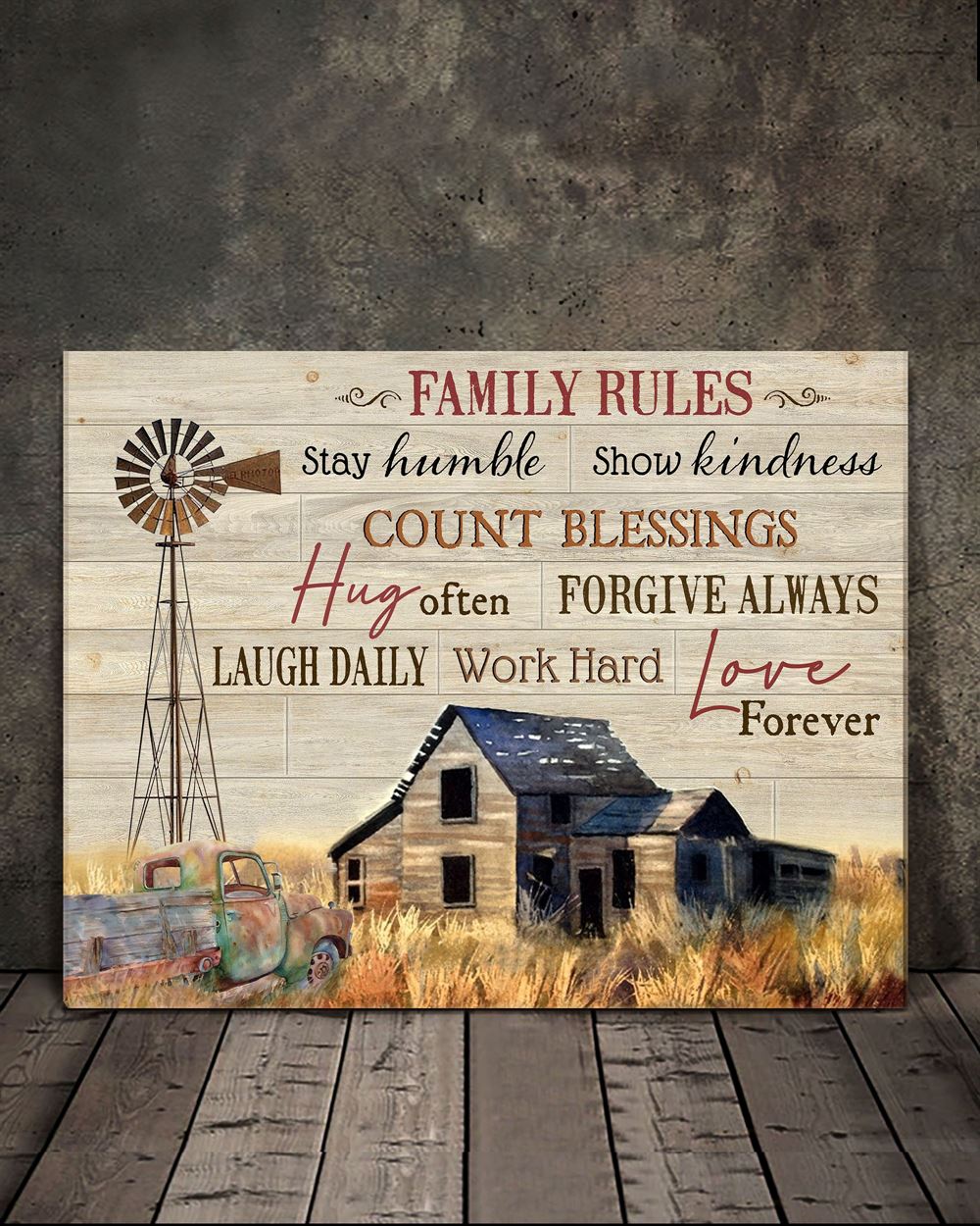 farm-family-rules-wall-art-canvas-ezonyy