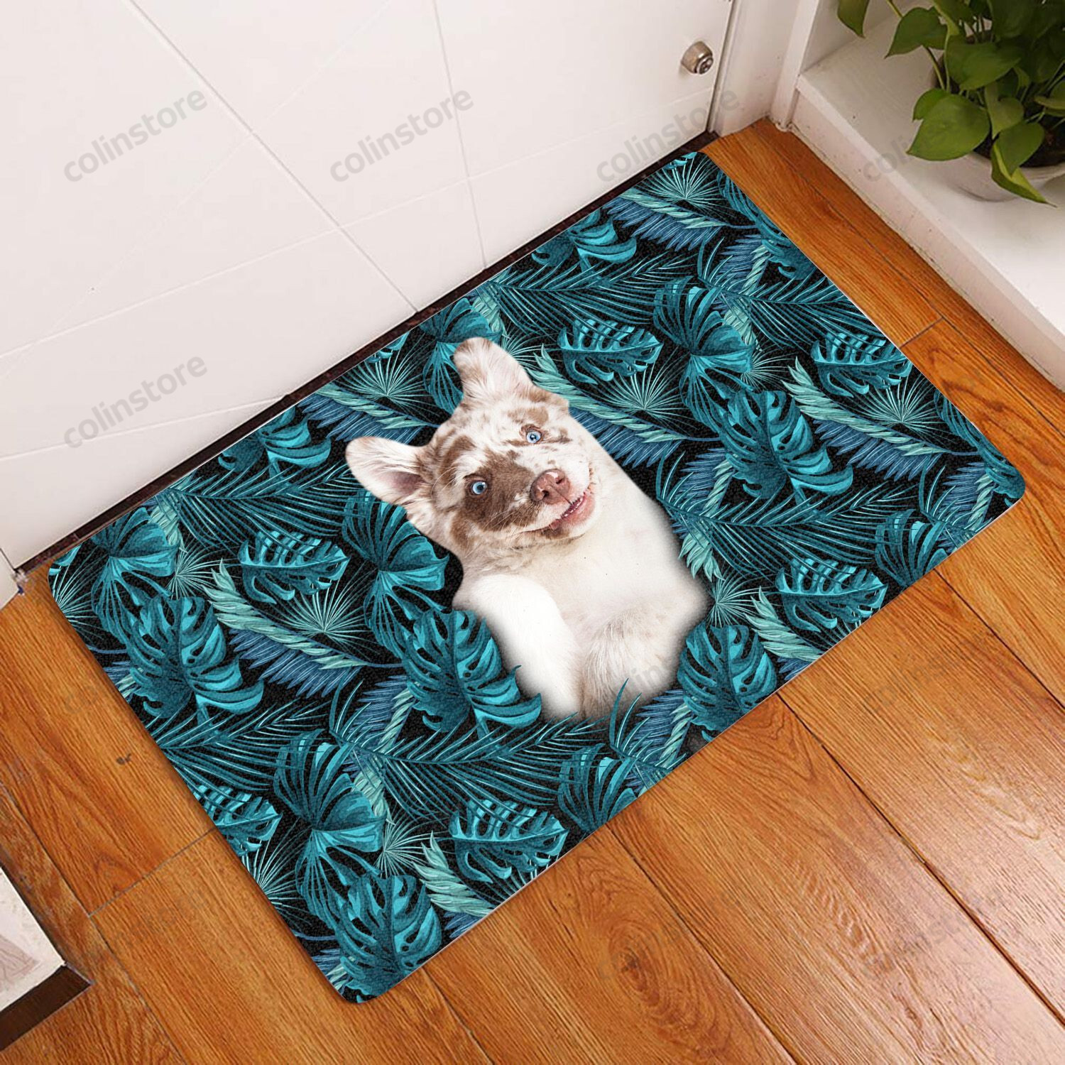 Amazing Australian Shepherd Dog Doormat Welcome Mat