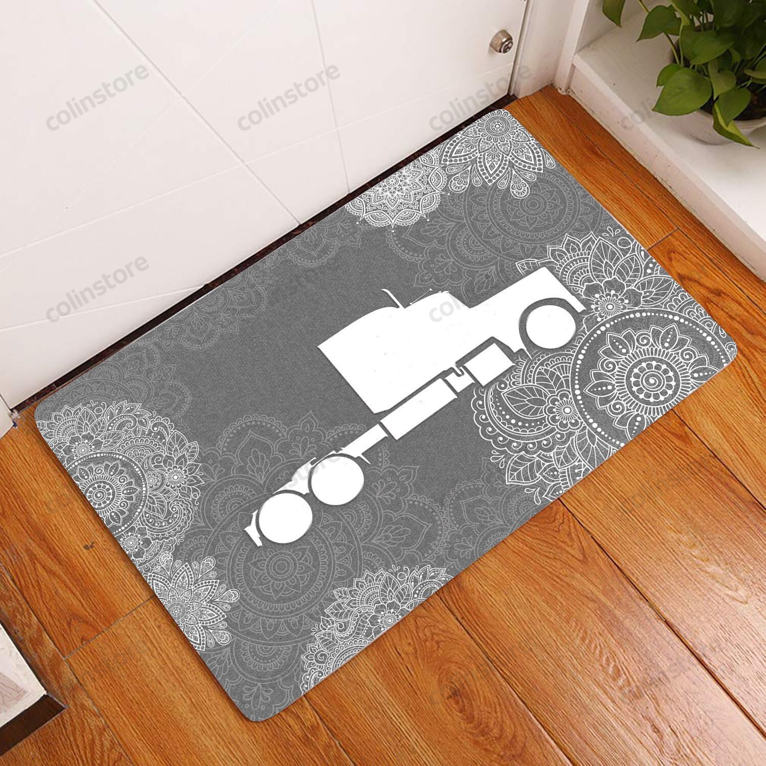 Amazing Trucker Doormat Welcome Mat