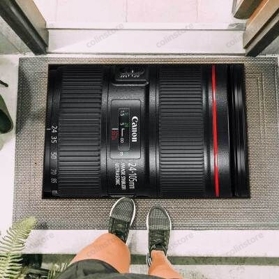 Camera Canon 24-105mm Lens Funny Outdoor Indoor Wellcome Doormat