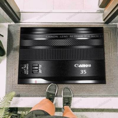 Camera Canon Lens Rf 35mm Funny Outdoor Indoor Wellcome Doormat