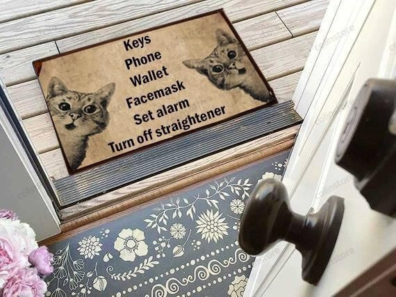 Cat Doormat Checklist 4 Welcome Mat