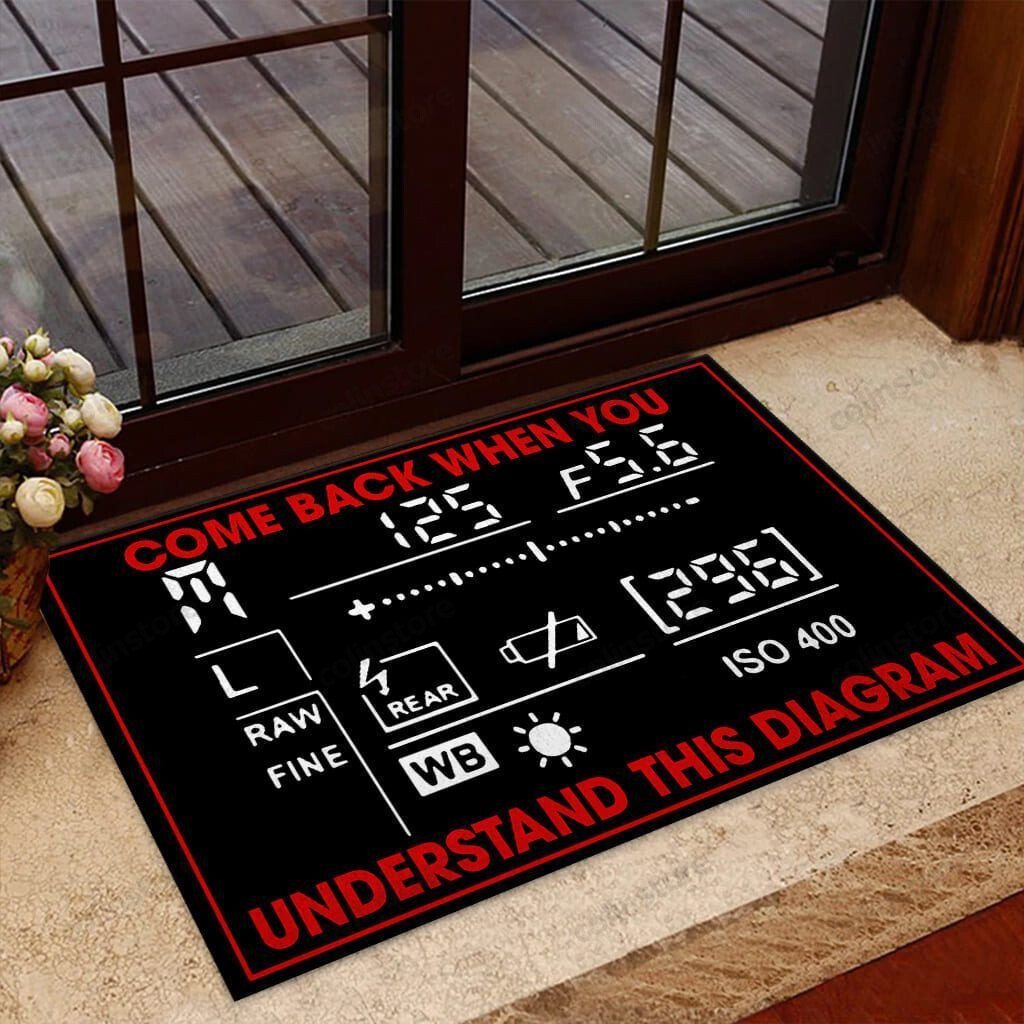 Come Back When You Understand Photography Doormat Welcome Mat