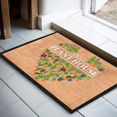 Crazy Plant House Funny Outdoor Indoor Wellcome Doormat