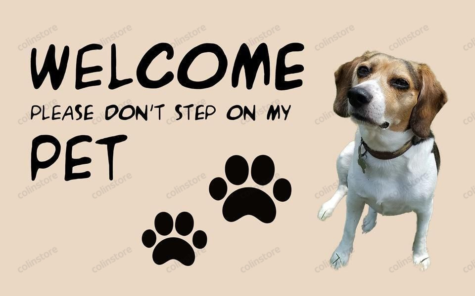 Custom Dog Doormat Personalized Doormat For More Pets