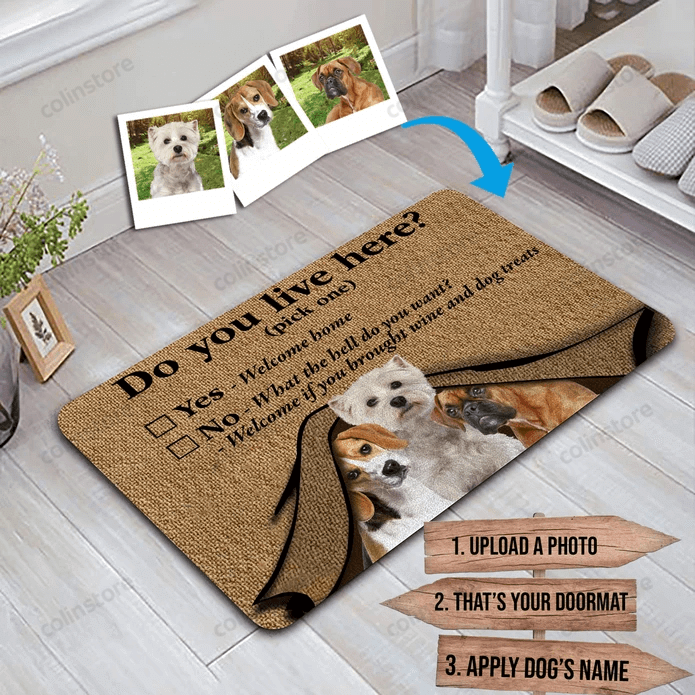 Custom Doormat Dog Doormat Personalized Doormat Pet Mat