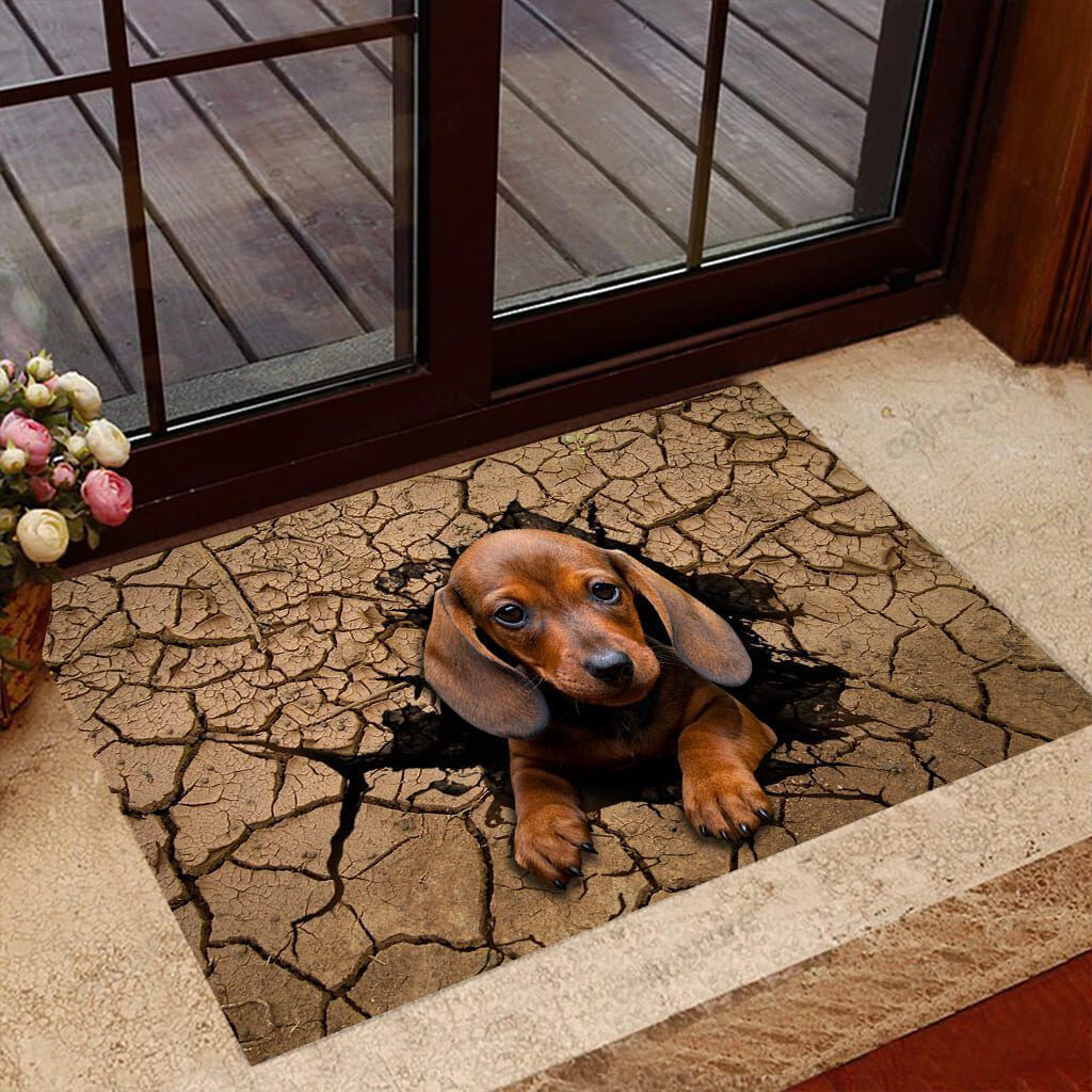 Dachshund Dog Doormat Welcome Mat