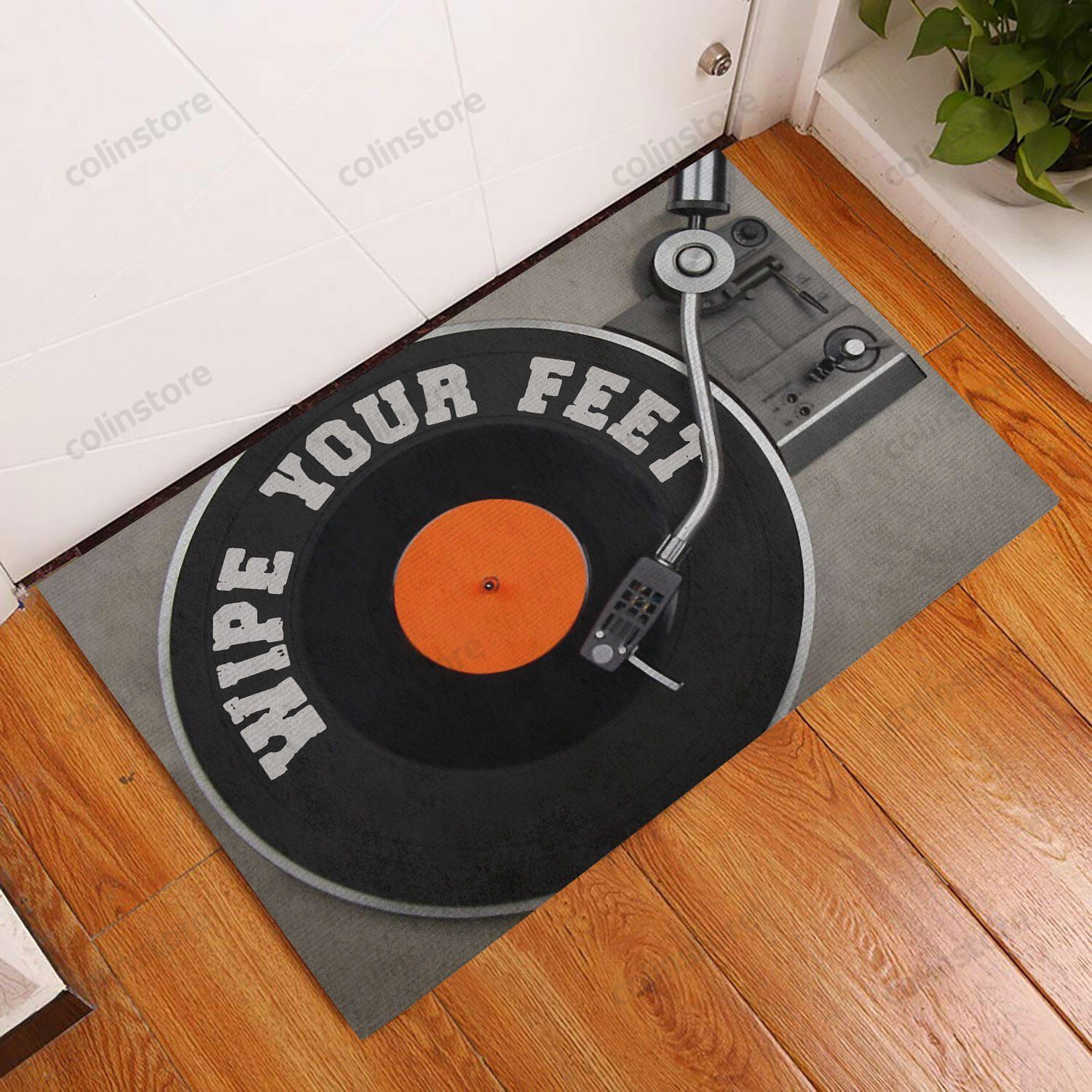 Dj Wipe Your Feet Doormat Welcome Mat