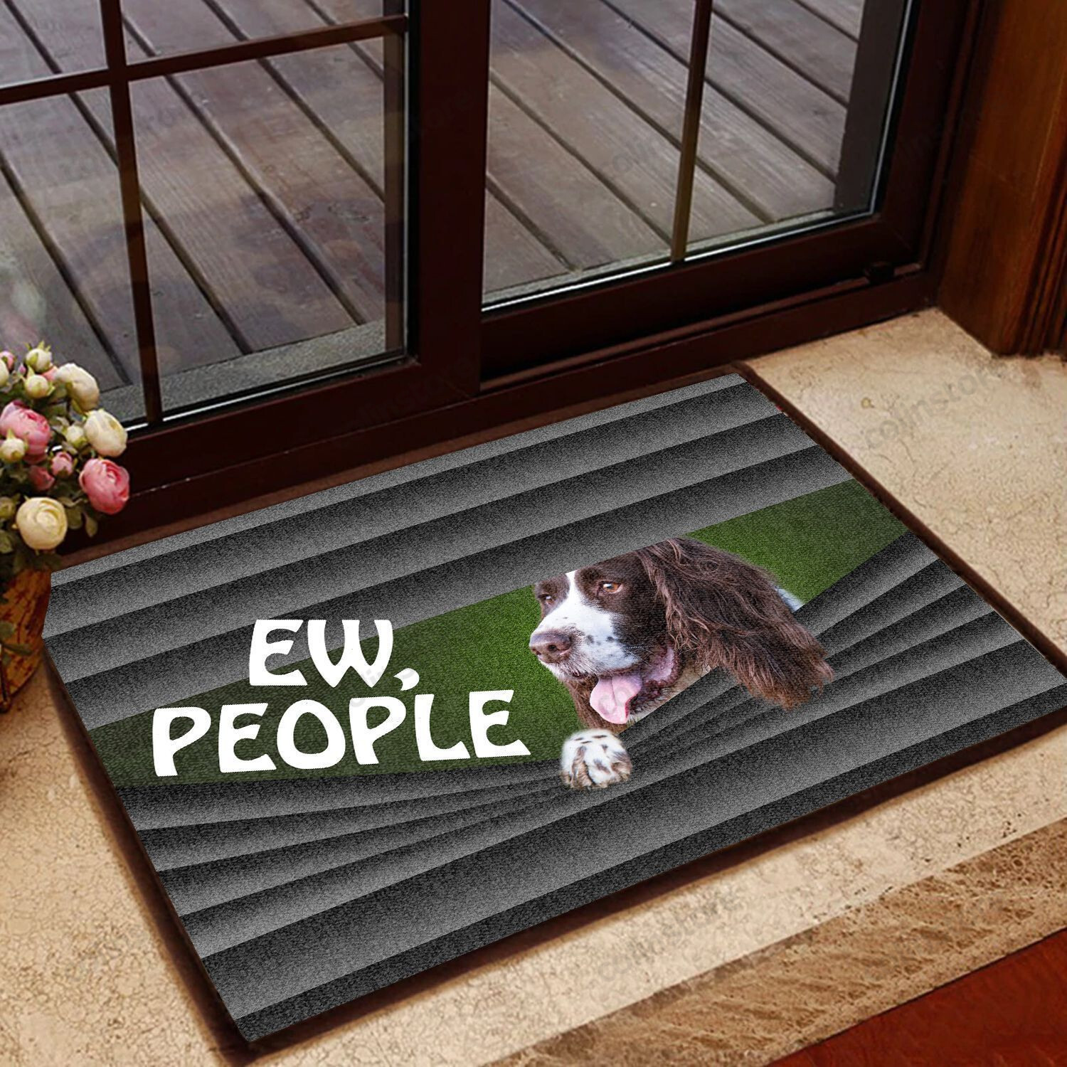 English Springer Spaniel Ew People - Dog Doormat Welcome Mat