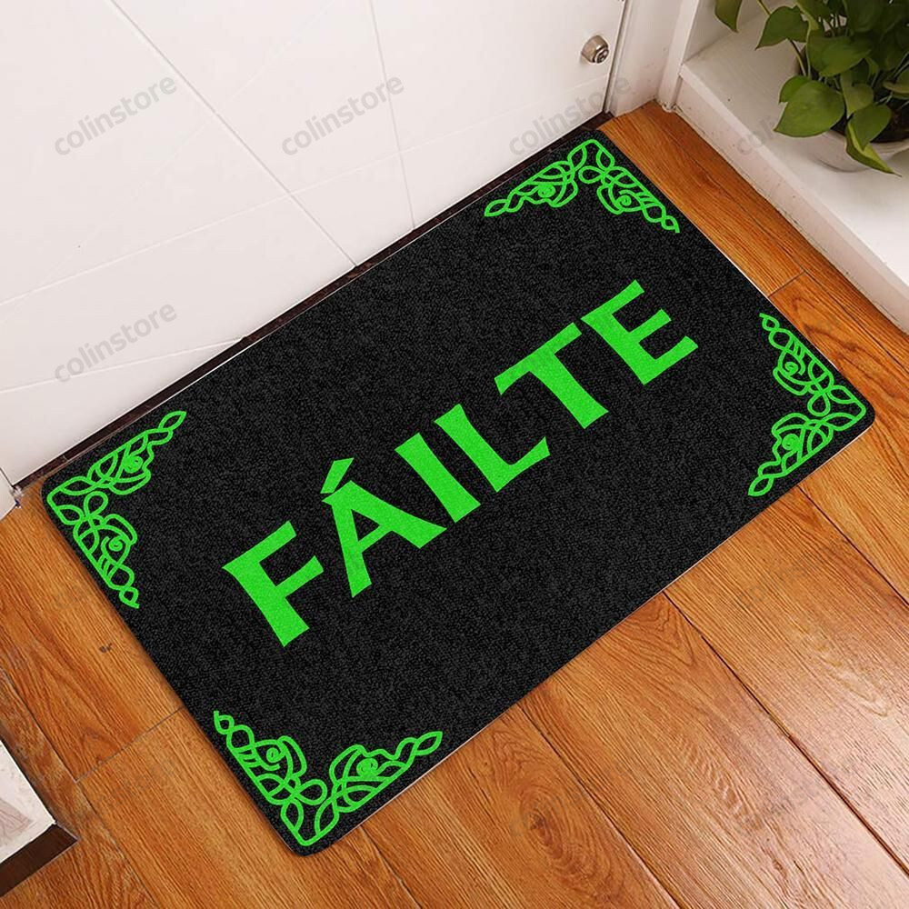 F Ilte Welcome In Irish Funny Outdoor Indoor Wellcome Doormat Welcome Mat St Patricks Day Funny Outdoor Indoor Wellcome Doormat