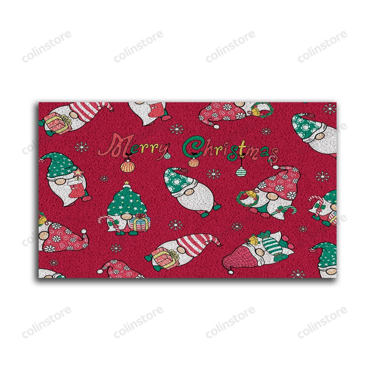 Gnomes Have Gift For Christmas Doormat Merry Christmas Doormat