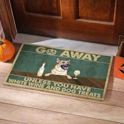 Go Away German Shepherd Funny Outdoor Indoor Wellcome Doormat