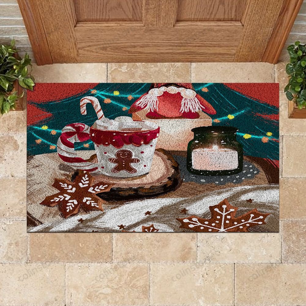 Happy Holidays Doormat Merry Christmas Doormat