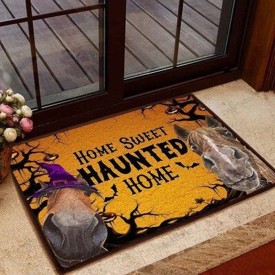 Haunted Home Funny Outdoor Indoor Wellcome Doormat