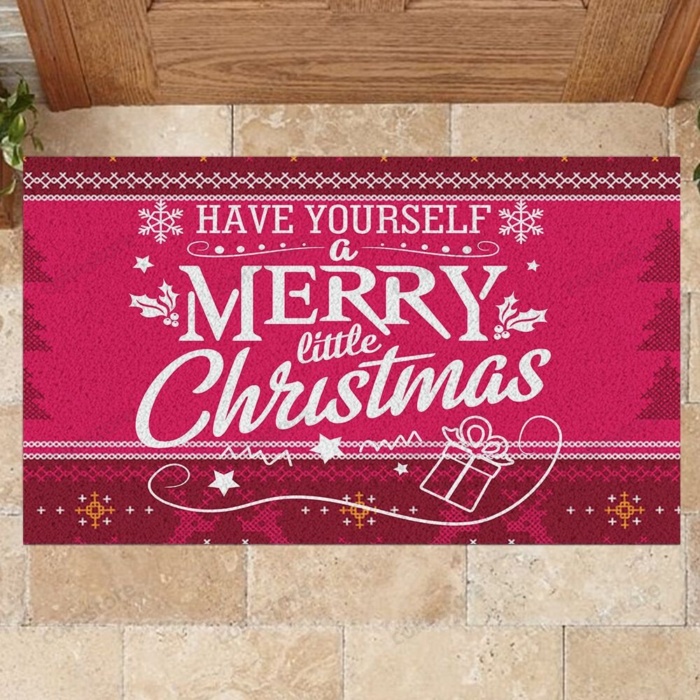 Have Yourself A Merry Little Christmas Doormat Merry Christmas Doormat